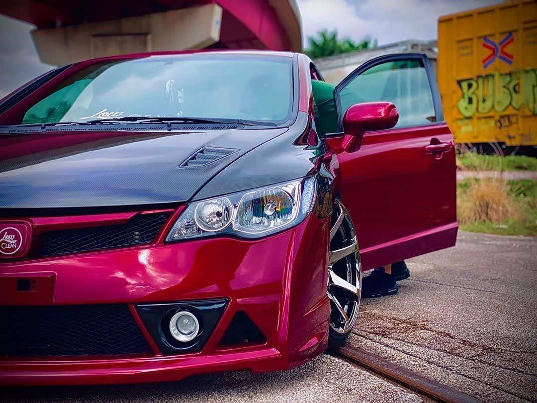 本田八代思域改装,好看好凶_思域论坛_手机汽车之家