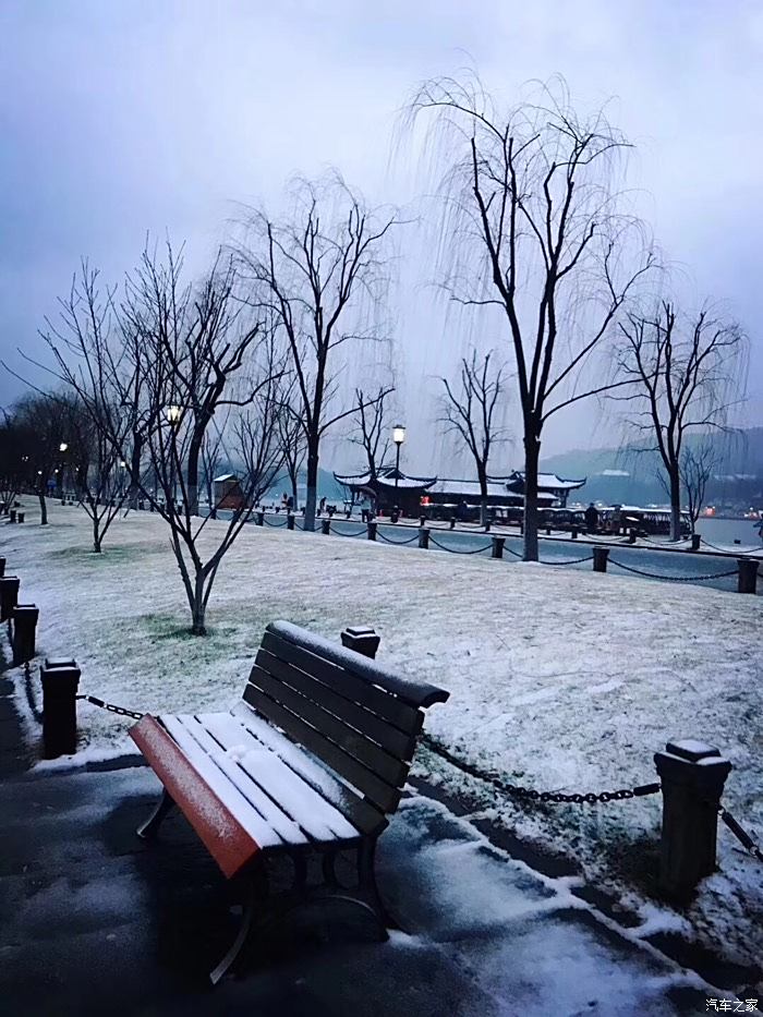 杭州下雪照片真实图片