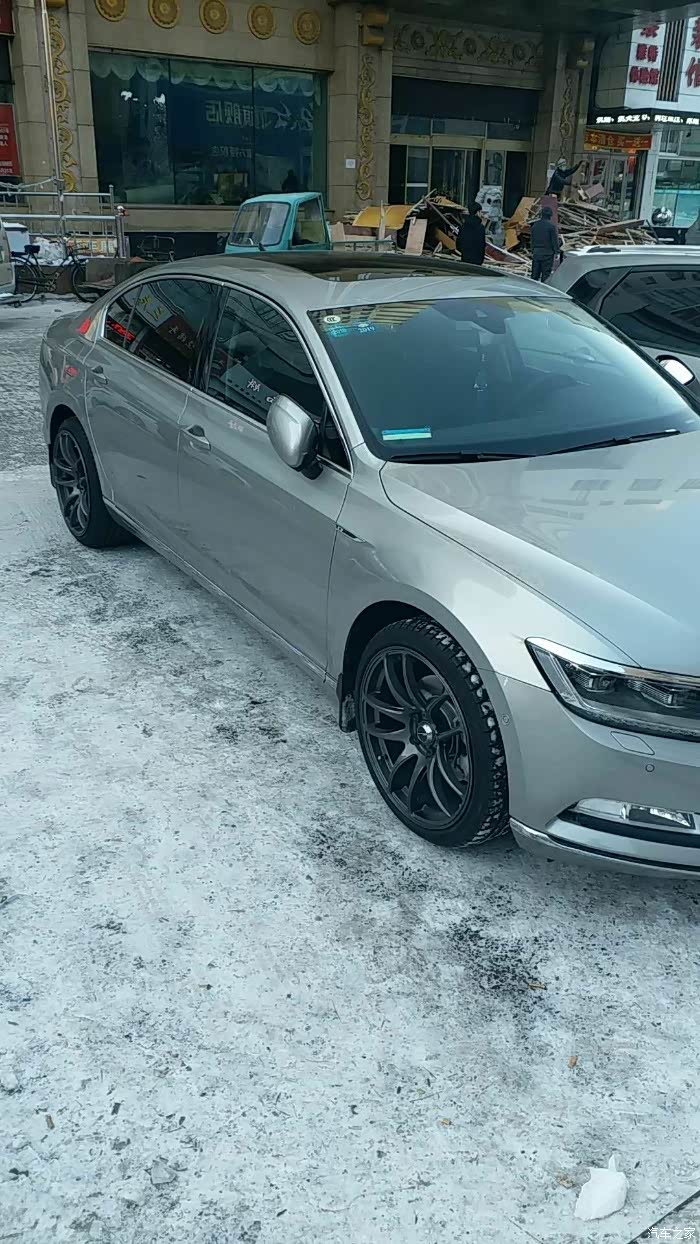 迈腾b7有没改18寸轮毂的车友