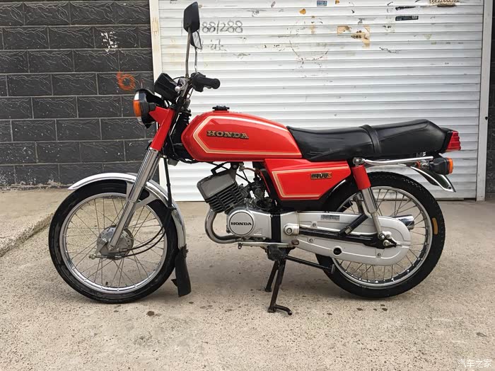 晒晒俺的老车2021年端午节礼物1985年的本田h100s