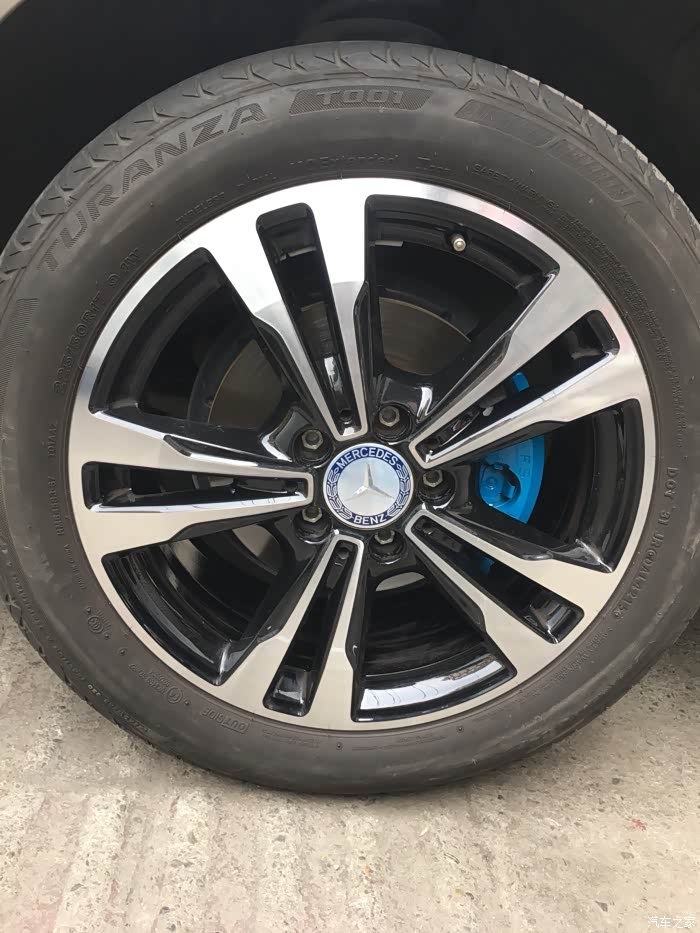 改原厂奔驰c200轮毂帅爆了