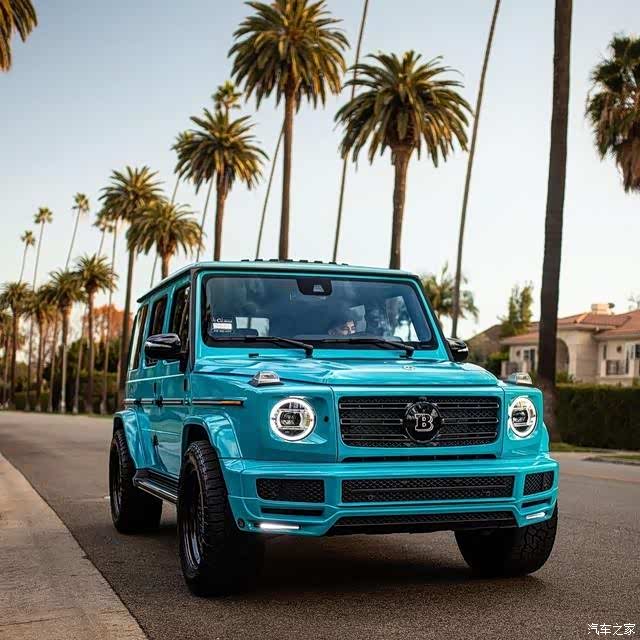 限量款的奔驰大g顶级越野车骚的很啊