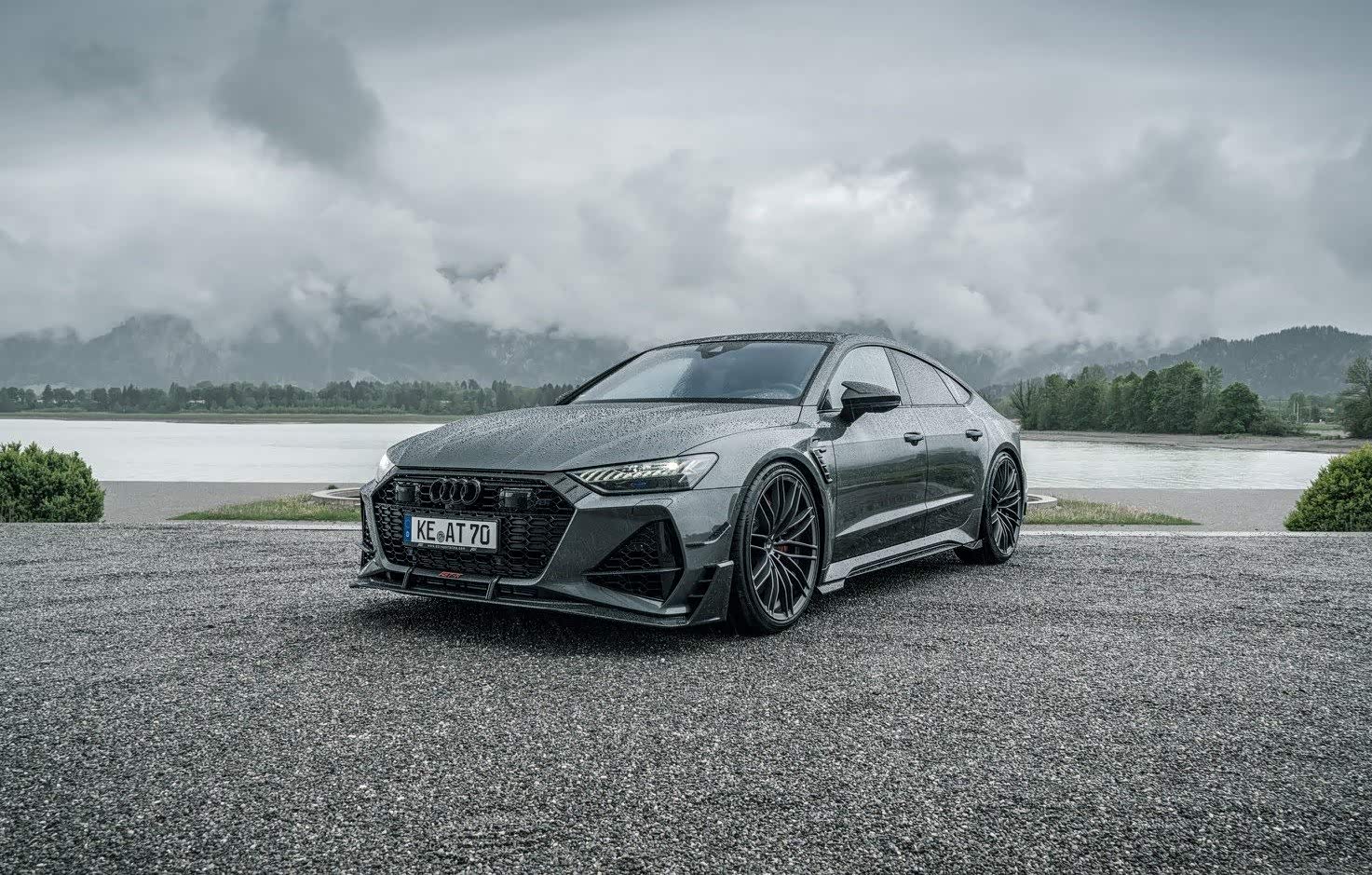 深灰色的车身,更运动的abt.