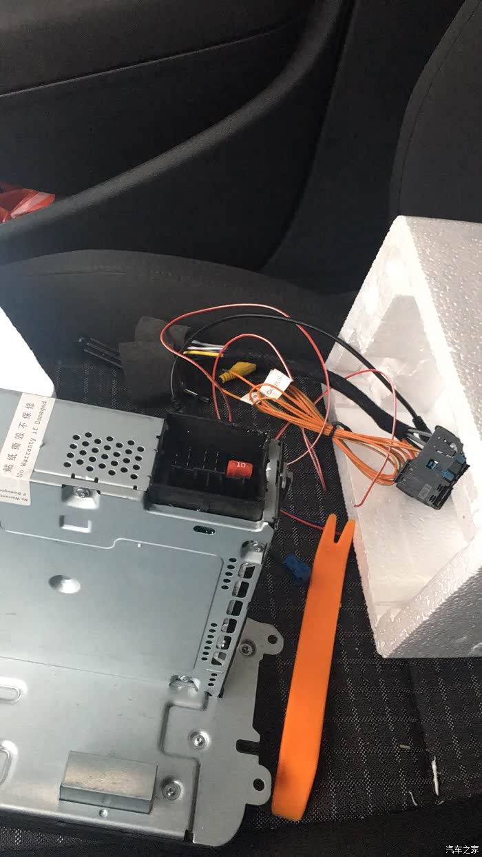 16款自动舒适版自己动手加装187a主机及倒车影像