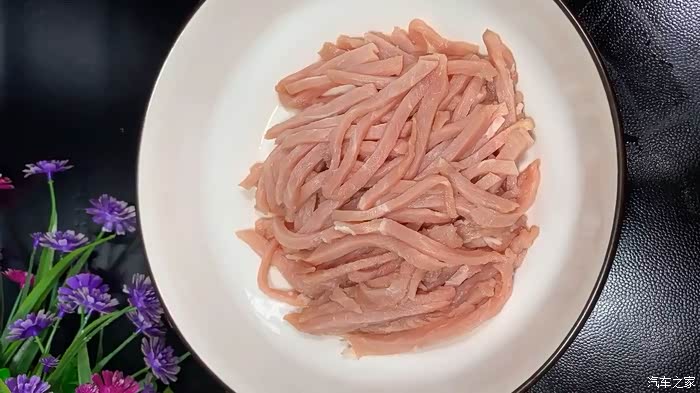 美味的辣椒炒肉丝