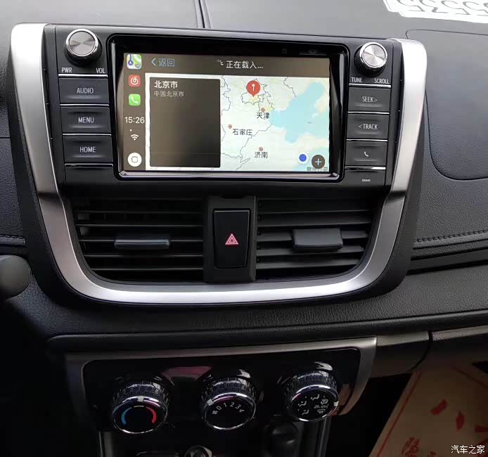 丰田威驰升级rav4屏带carplay