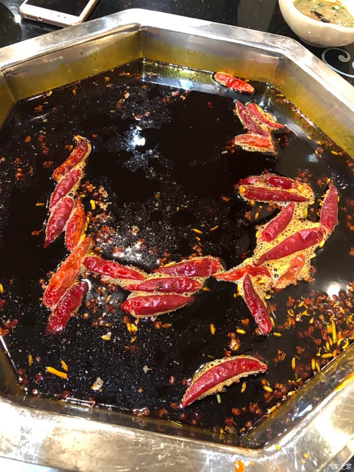这是到重庆第顿晚饭 超辣火锅