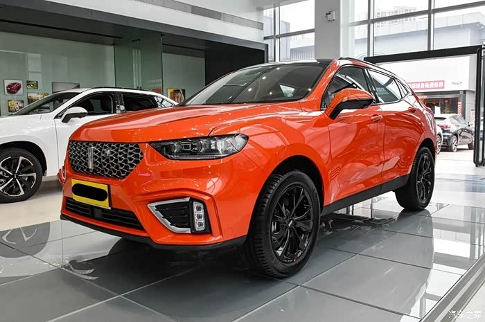 活力橙配色的wey vv5,年轻有wey,元气满满