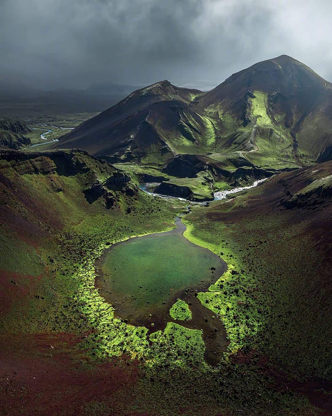冰岛风光 ,一片生机盎然