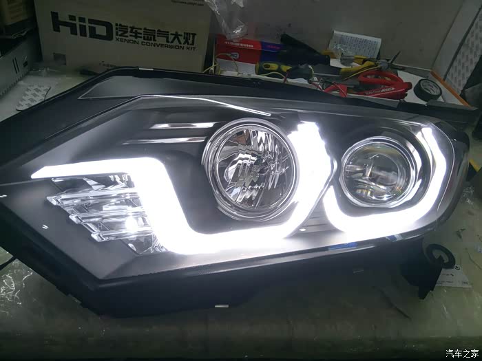 缤智15改装秀山大灯总成效果不错