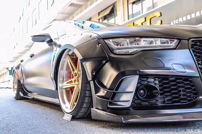 【图】打造西装暴徒 黑武士宽体气动低趴a7_奥迪a7论坛_汽车之家论坛