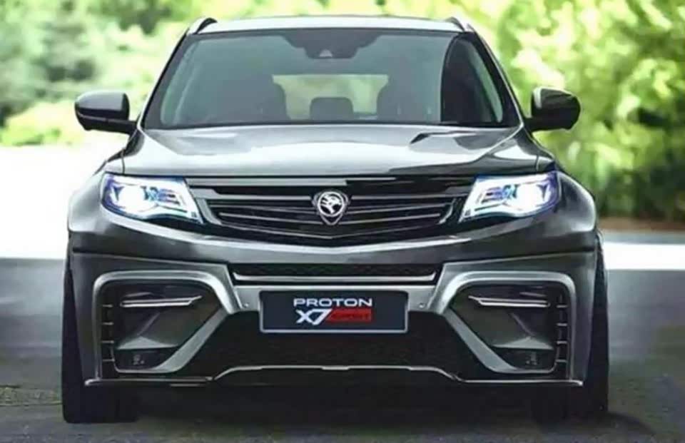 宝腾x7在外观打造上做得非常的出色