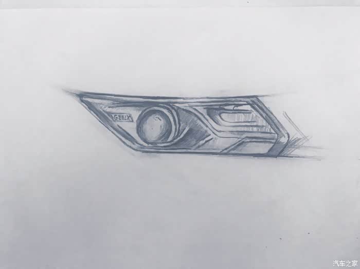 【图】【手绘】画里画外,一样的帝豪gl,不一样的感觉_帝豪gl论坛_汽车