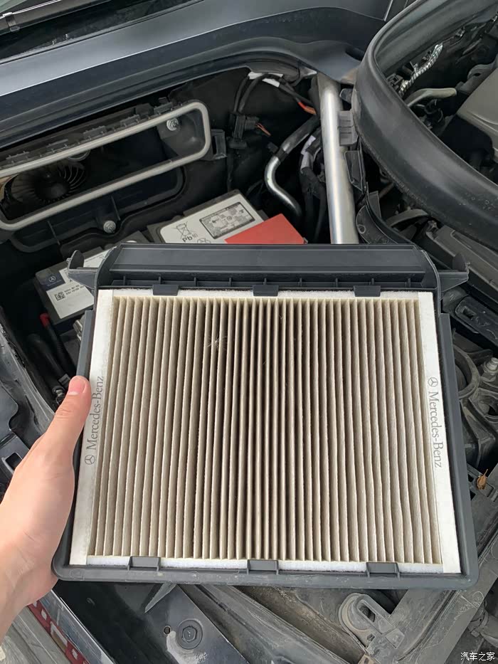 【图】自己动手更换空调滤芯!_奔驰glc论坛_汽车之家论坛