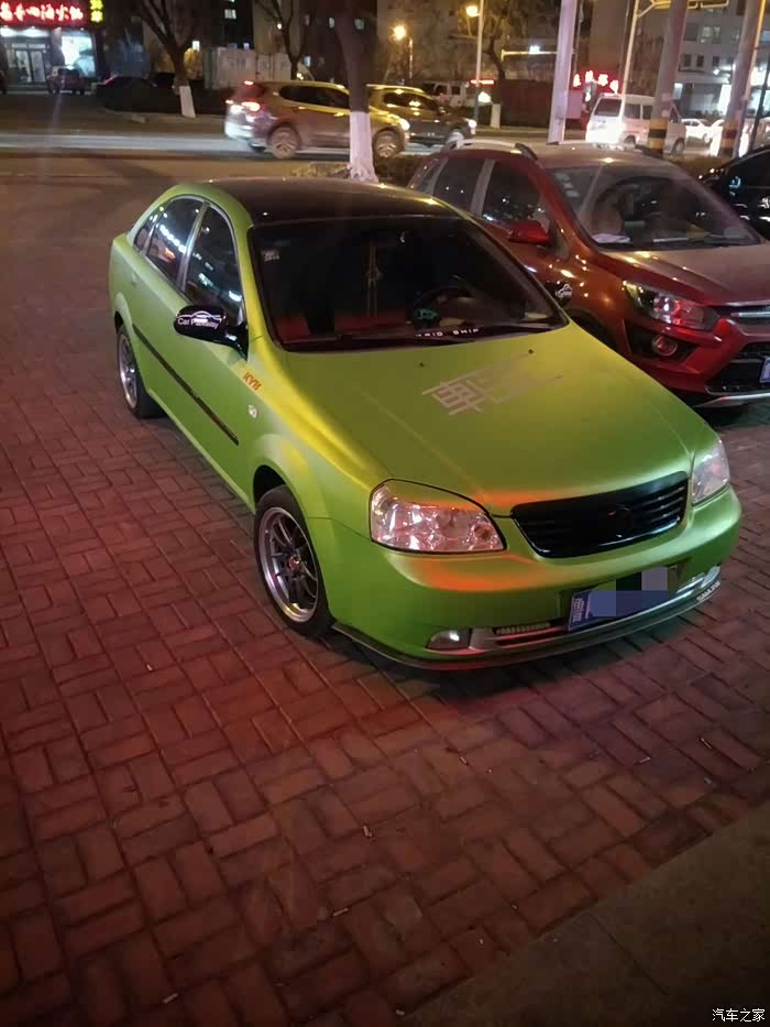 05款别克老凯越换16寸work改装轮毂