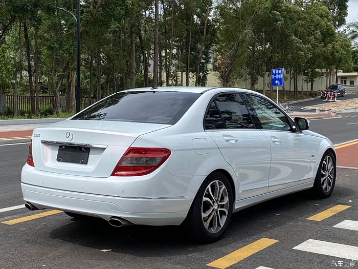 奔驰c230风吹雨打两年后复活作业下