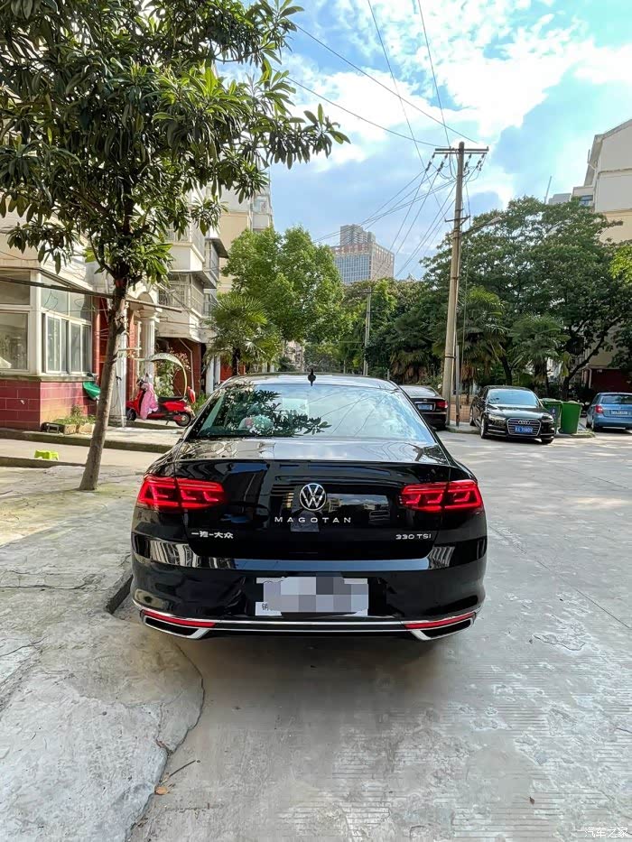 迈腾字母车标问题