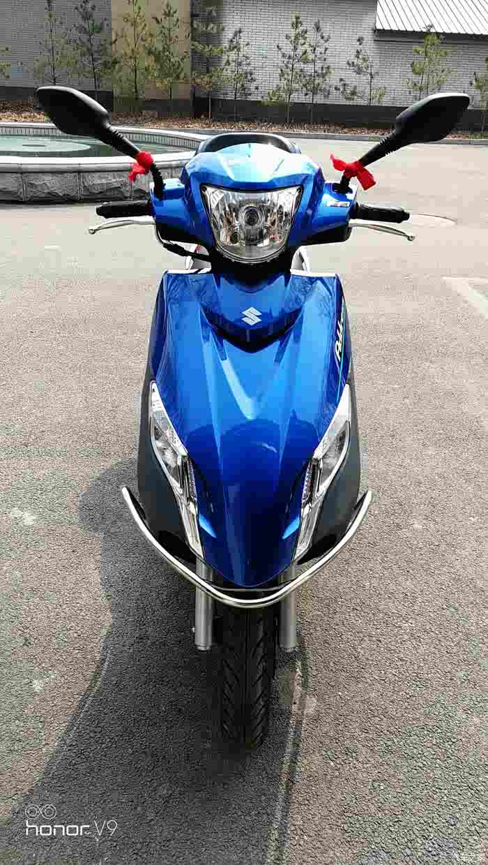 uu125蓝色今天骑行96公里