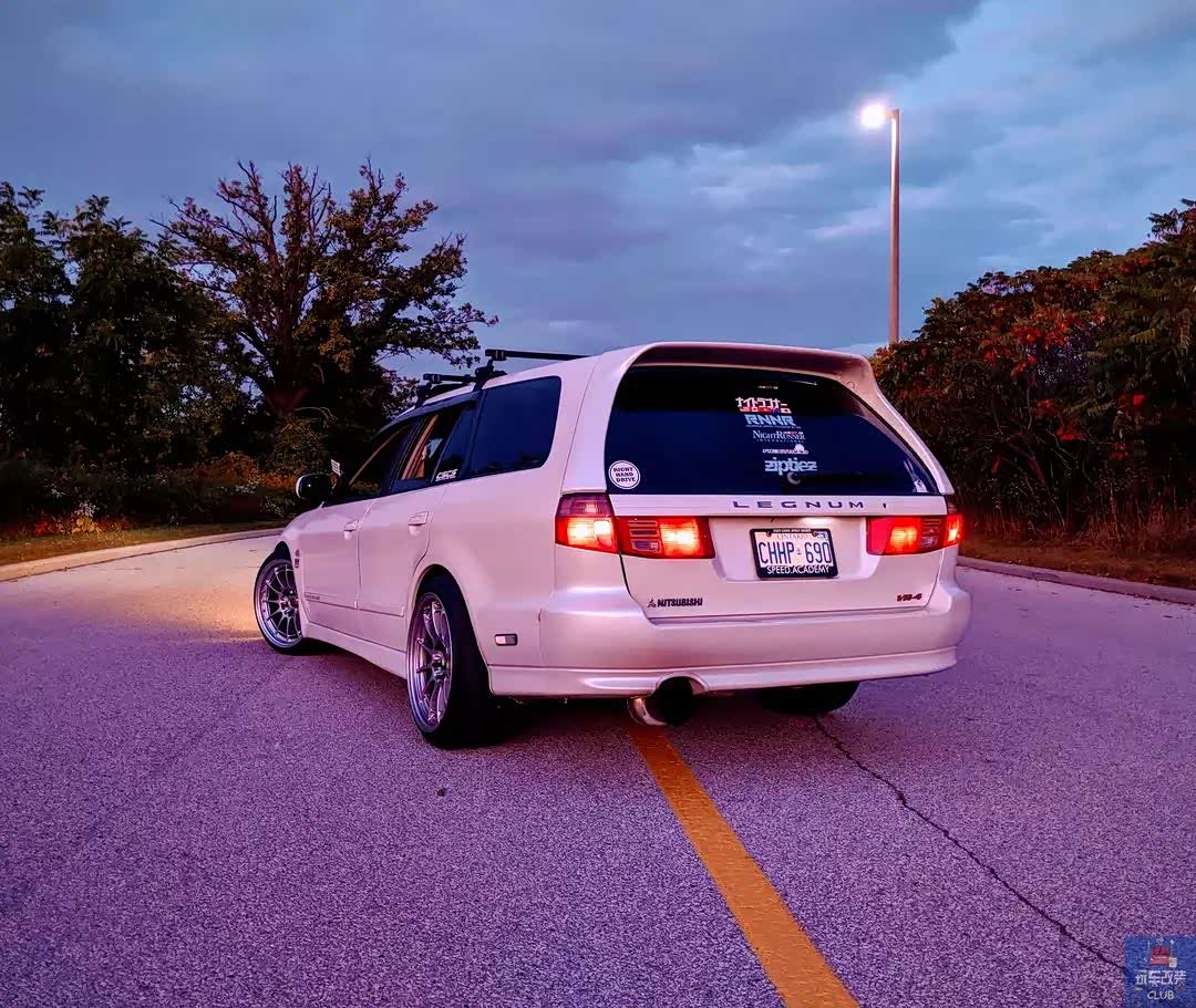 三菱legnum vr-4高性能旅行车,经典永不过时的外观