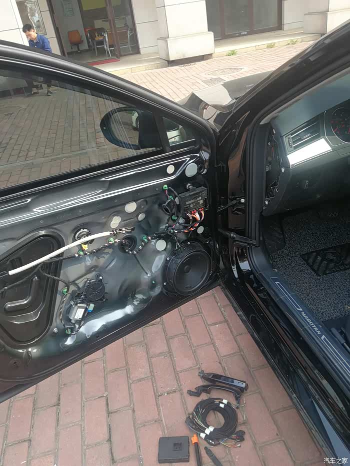 迈腾b8舒适进入 多功能方向盘