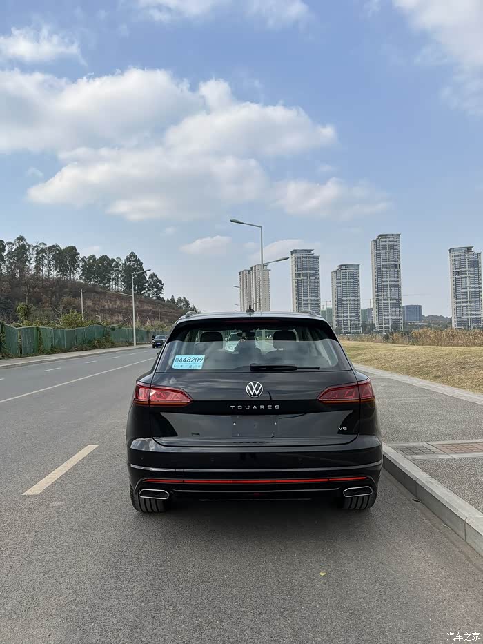 途锐锐享30曜黑提车啦