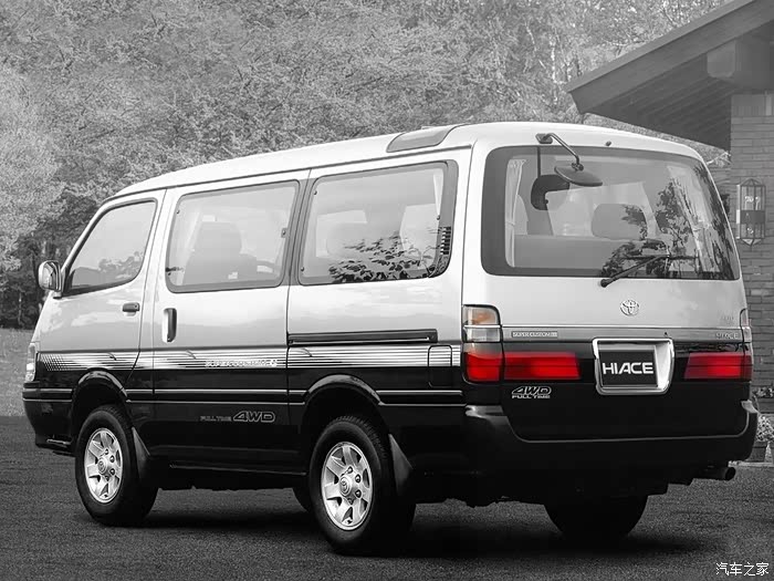 夏日里的一抹薄荷绿丰田海狮h100模型