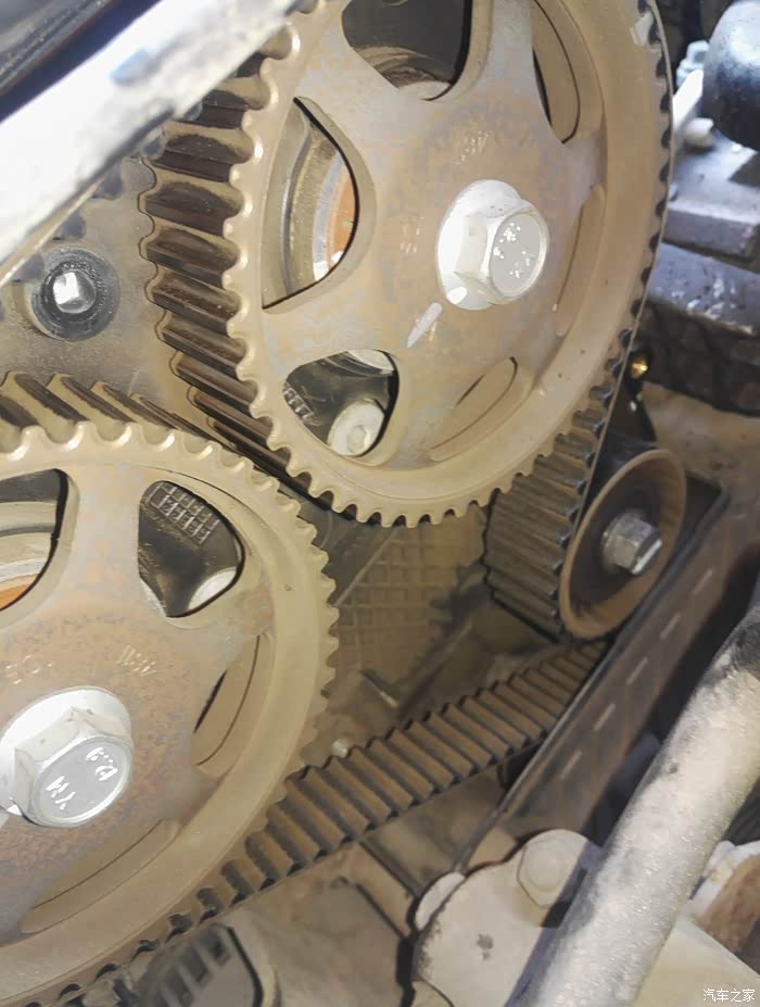 壳子取下观察下正时皮带