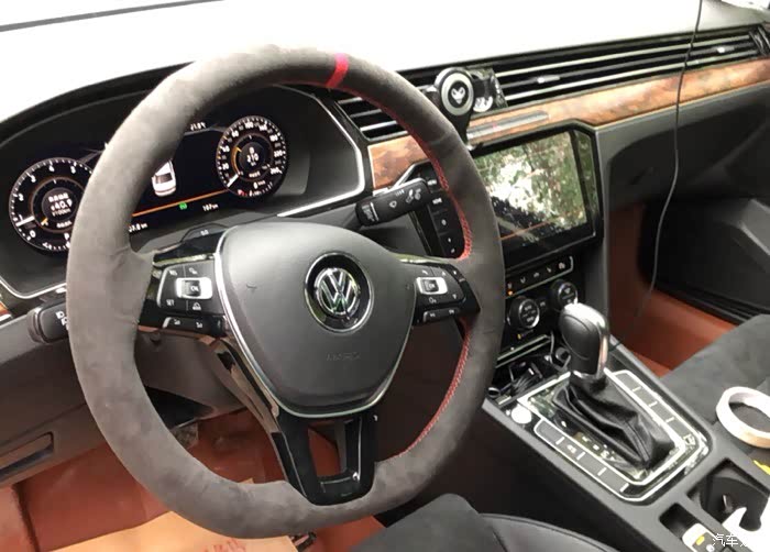 迈腾b8手缝方向盘