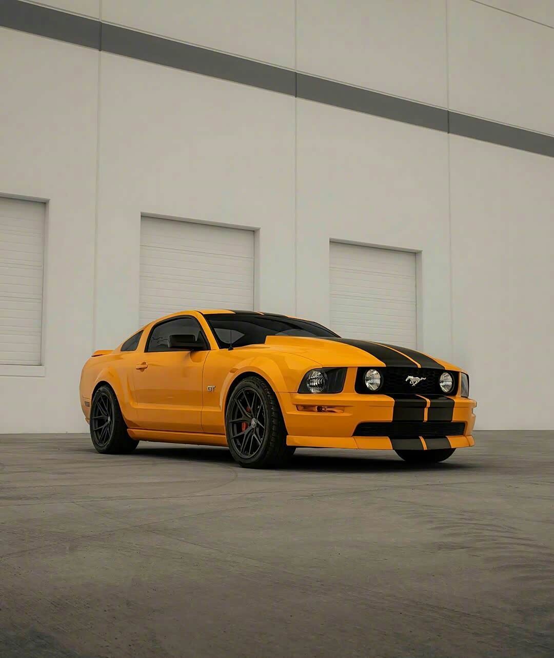 一匹倔强的野马mustang gt.