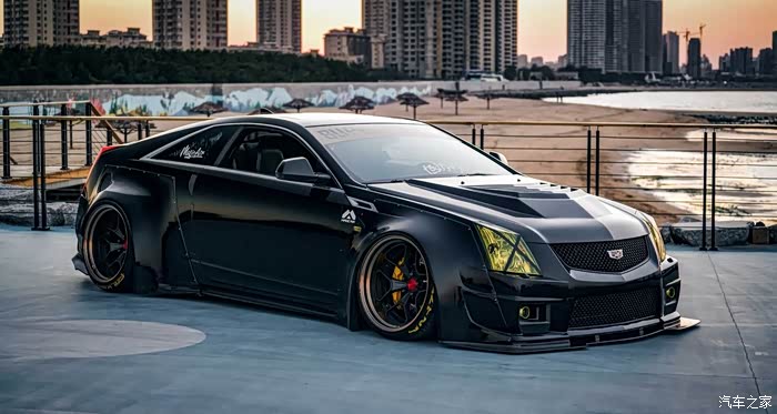 经典的钻石切割凯迪拉克ctsvcoupe改装