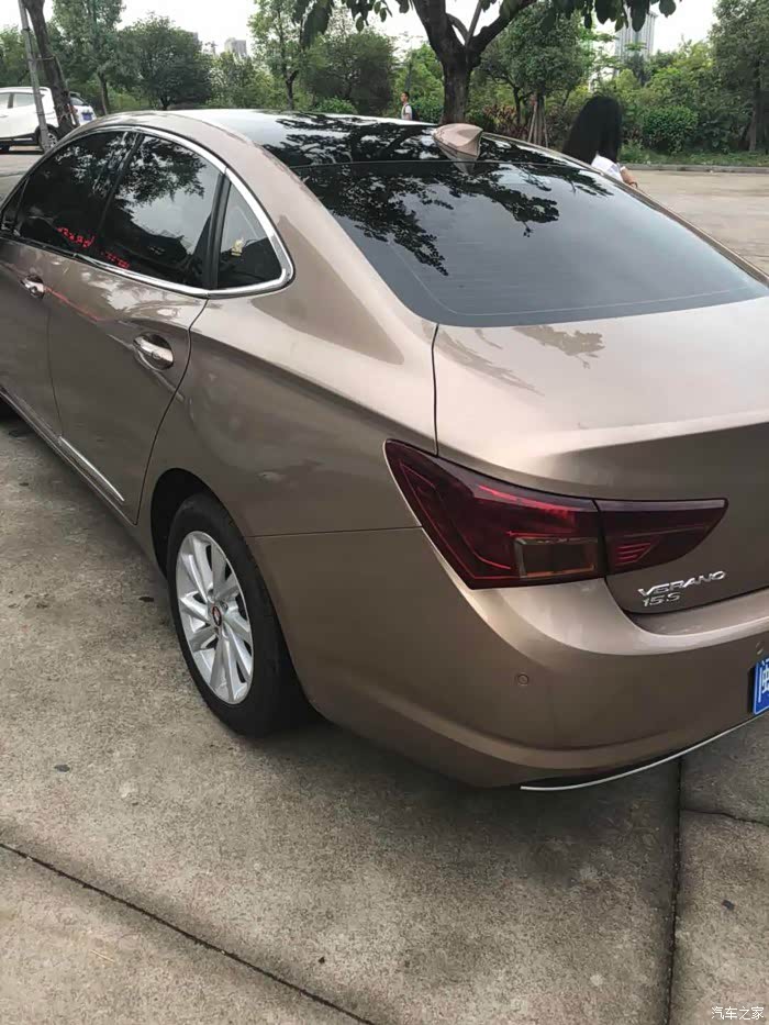 【图】流沙金黑顶加尾灯膜效果_威朗论坛_汽车之家论坛