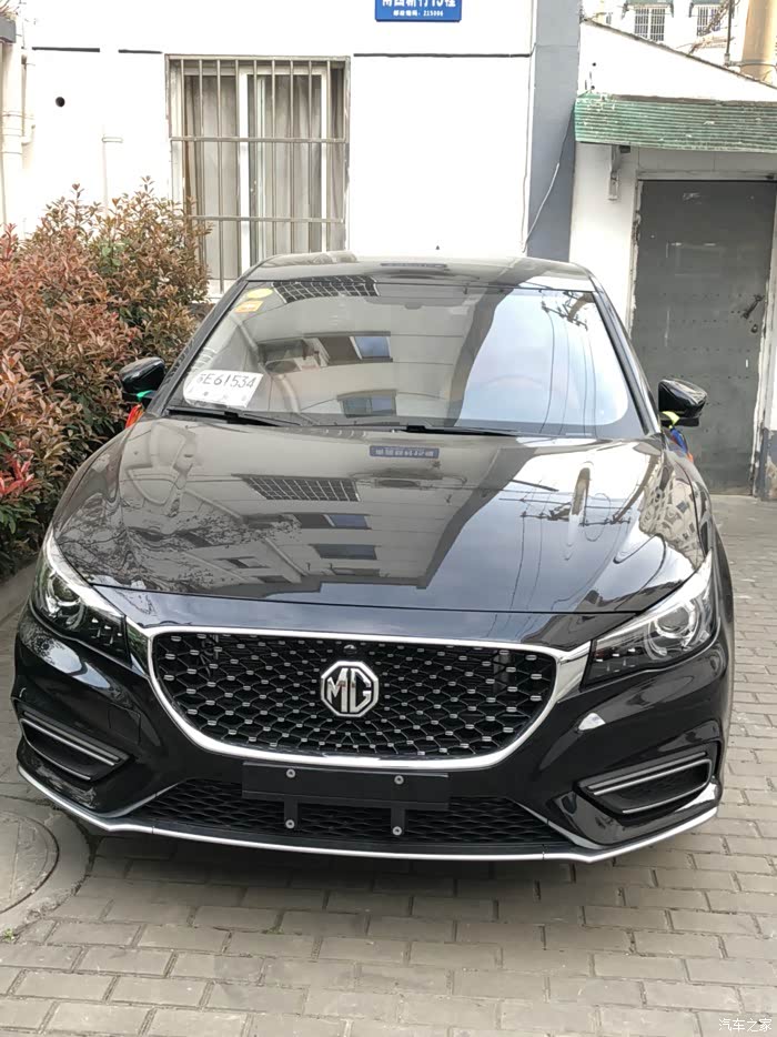【图】今天提车啦 稀有的黑色噢_名爵6/名爵6新能源论坛_汽车之家论坛