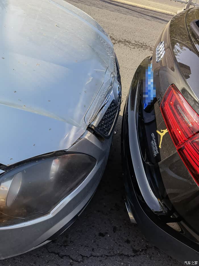 早高峰不幸被追尾了