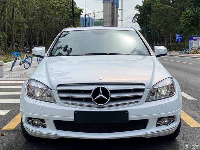 奔驰c230风吹雨打两年后复活作业下