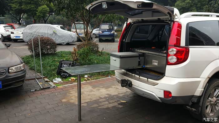 suv后背箱储物厨房20版比较完美的哈弗h5床车解决方案