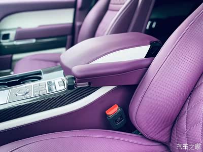 揽胜内饰升级库里南紫色bb版