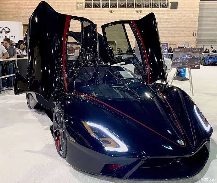 超跑ssc tuatara,一枚黑色大蜥蜴霸气来袭!