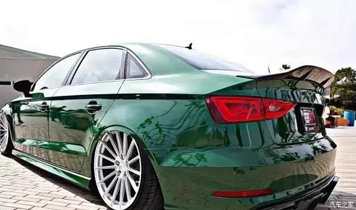 骚啊邮政绿奥迪a3车主正会玩儿