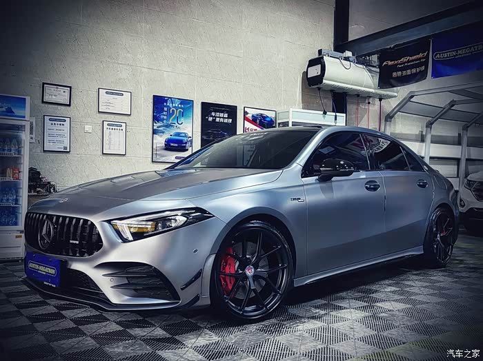 a35l全面黑化作业勇尝祖国锻造轮毂