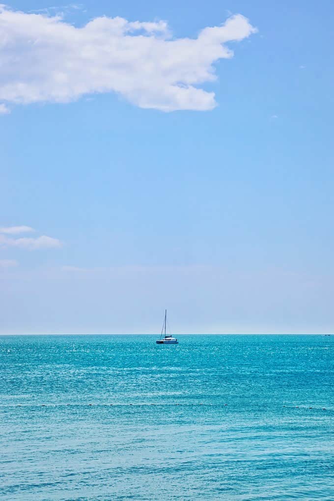 茫茫大海,景色宜人,心之所向!