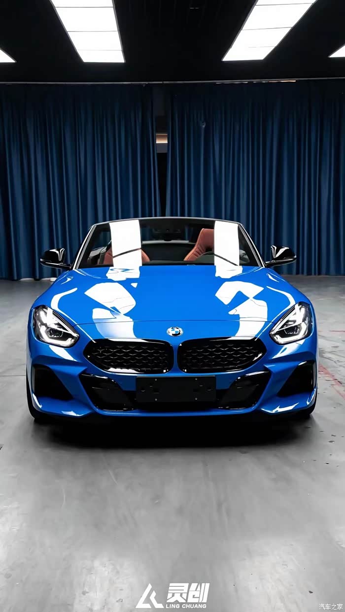 【图】长沙z4提车~天际蓝运动曜夜版,我的蓝色大玩具_宝马z4论坛_汽车