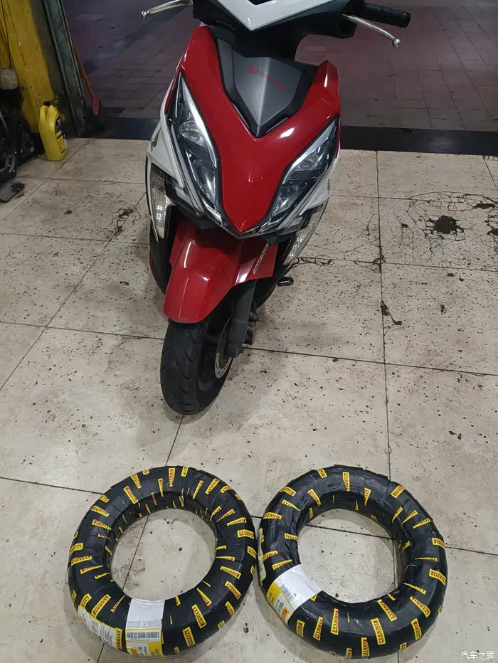 本田裂行升级倍耐力天使轮胎