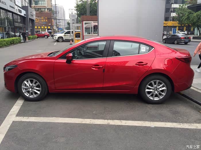 全新马自达3昂克赛拉魂动红提车记