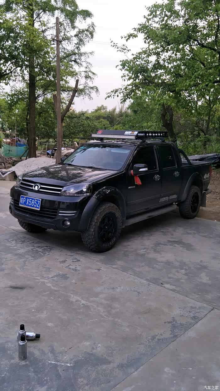 13款欧洲版风骏5改装之 避震轮毂喷黑