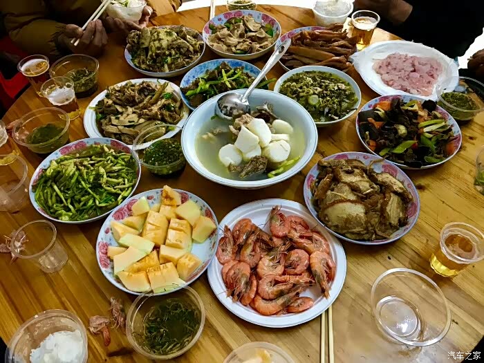 农村过节那些菜