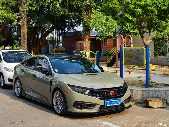 【图】变装卡其绿,深沉低调又大气 !_思域论坛_汽车之家论坛