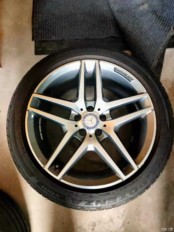 出17款s400l4驱原厂19寸amg风格轮毂