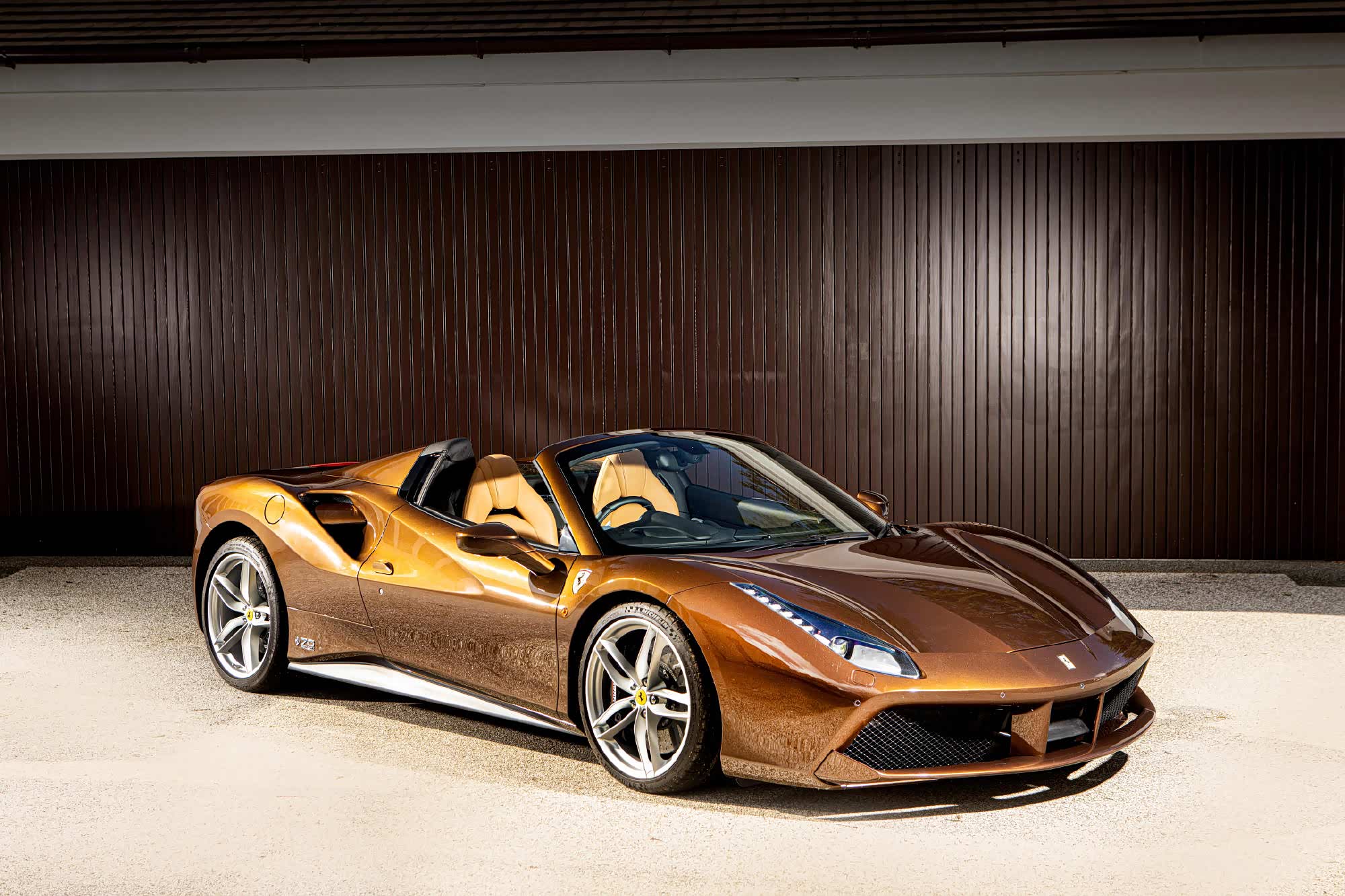 法拉利488 spider 画面太美妙