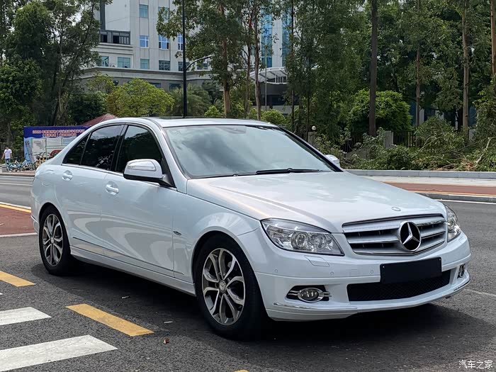 奔驰c230风吹雨打两年后复活作业下