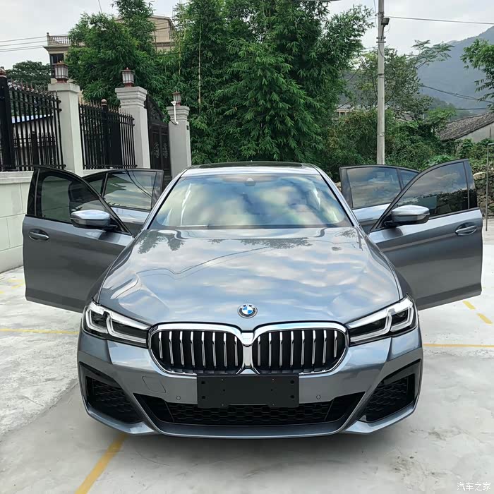 【图】21款石青色525i提车40天_宝马5系论坛_汽车之家论坛